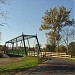 Restored Iron Pedestrian Bridge & Walking Trail in Plainfield, Indiana city