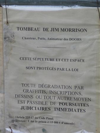 Grave Of James Douglas Morrison Paris Tomb S Rock Pop Music Venue