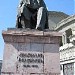 Statue of poet Hovhannes Tumanian in Yerevan city