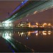 Недействующий торгово-пешеходный мост «Багратион» в городе Москва