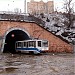Реконструируемый Сыромятнический трамвайный тоннель в городе Москва