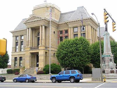 Montgomery County Courthouse Crawfordsville Indiana Neoclassical