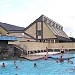 Заброшенный открытый и крытый  плавательный бассейн в городе Паланга