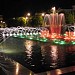 Фонтан с изменяющейся подсветкой в городе Гомель