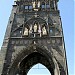 Tower at Staro Mesto end of Charles' Bridge in Prague city