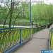 Пешеходный мост через реку Яузу в городе Москва