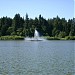 Lost Lagoon Fountain in Vancouver city