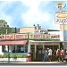 Pink's Hot Dogs in Los Angeles, California city