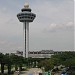 Changi Airport Control Tower light in Republic of Singapore city
