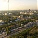 Здесь находился экскурсионный аэростат в городе Москва