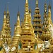 Shwedagon Pagoda Conical Stupa in Yangon city