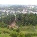 Trasa zjazdowa dla rowerzystów MTB Downhill in Przemyśl city
