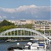 Пешеходный мост Дебийи в городе Париж