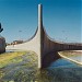 Start of the Los Angeles River in Los Angeles, California city
