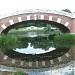 Горбатый пешеходный мост в городе Москва