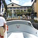 Renaissance hotel shuttle boat path in Oranjestad, Aruba city