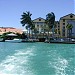 Renaissance hotel shuttle boat path in Oranjestad, Aruba city