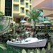 Renaissance hotel shuttle boat path in Oranjestad, Aruba city