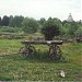 Телега (экспонат музея) в городе Истра