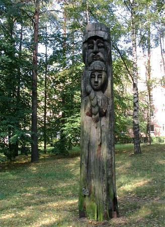 Деревянная скульптура   Сосновый Бор достопримечательность image 2