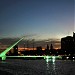 Puente de la Mujer en la ciudad de Buenos Aires