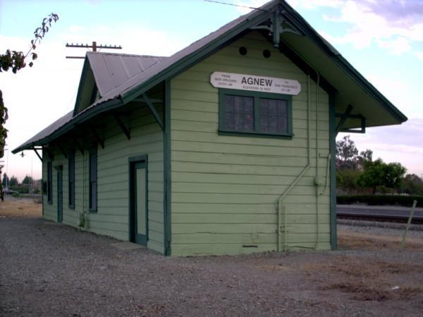 Southern Pacific Agnew Train Station Santa Clara California