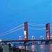 Ampera Bridge  in Palembang city