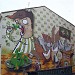 Kamienica z malowidłem na ścianie in Bydgoszcz city