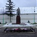 Вечный огонь и памятник советскому воину в городе Ефремов