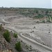 Нижний уступ чаши карьера в городе Запорожье