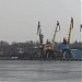 Запорожский речной порт в городе Запорожье