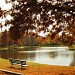 Krannert Park fishing pond in Indianapolis, Indiana city