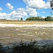Vertedouro da barragem da Usina Itaipava na Cajuru city