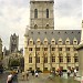 Saint Bavo Square in Ghent city