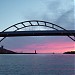 The Hoan Bridge in Milwaukee, Wisconsin city