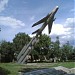 Самолёт МИГ-19 в городе Харцызск