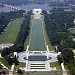 Lincoln Memorial Reflecting Pool in Washington, D.C. city