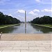 Lincoln Memorial Reflecting Pool in Washington, D.C. city