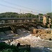 Barragem no Rio Tietê para a tomada d'água para a UHE Porto Góes na Salto city