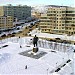 Площадь Космонавтов в городе Магадан