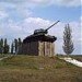 Памятник-танк Т-34-85 в городе Петрово