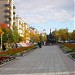 Центральный сквер в городе Магадан