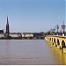 Pierre bridge in Bordeaux city