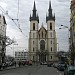 Strossmayer's square in Prague city