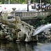 Triton Fountain in Düsseldorf city