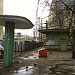 Снесённая советская АЗС с грибками в городе Москва