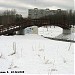 Демонтированный пешеходный мост через реку Яузу в городе Москва