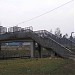 Надземный переход через линию метро в городе Киев