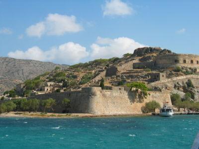 spinalonga island fortification tourist attraction ghost town