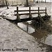 Пешеходный мост через приток реки Яузы в городе Москва